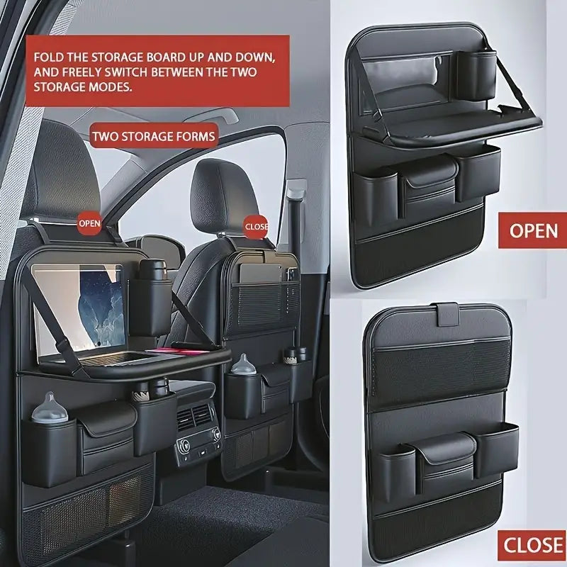 PU Leather Premium Car Storage Seat Organizer 1a2558e1-27f2-44a7-a454-831114552f49