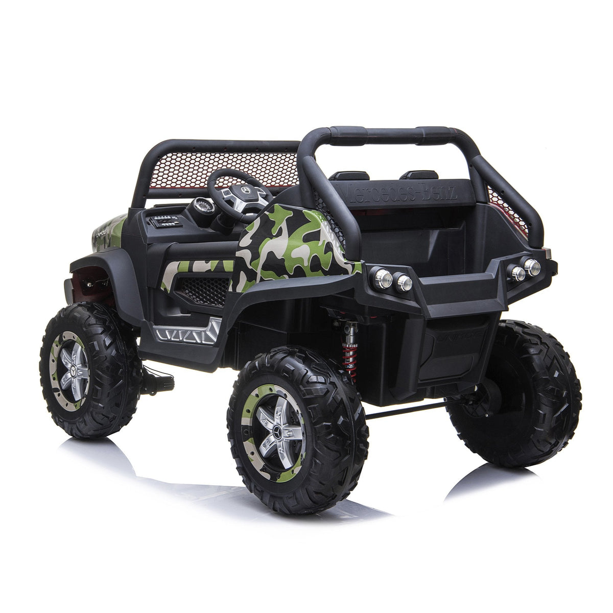 2026 24V Mercedes Unimog 2 Seater Kids Ride On Car with Remote Control