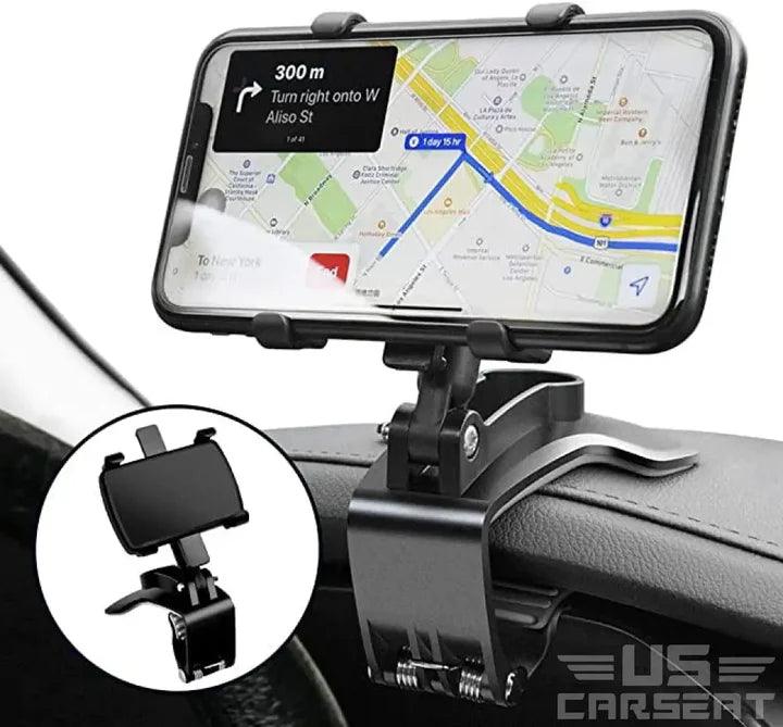 2024 Phonox 360 Degree Rotation Universal Clip Dashboard Car Phone Holder 2024-phonox-360-degree-rotation-universal-clip-dashboard-car-phone-holder-auto-parts-1