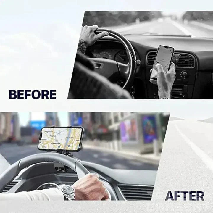 2024 Phonox 360 Degree Rotation Universal Clip Dashboard Car Phone Holder 2024-phonox-360-degree-rotation-universal-clip-dashboard-car-phone-holder-auto-parts-2