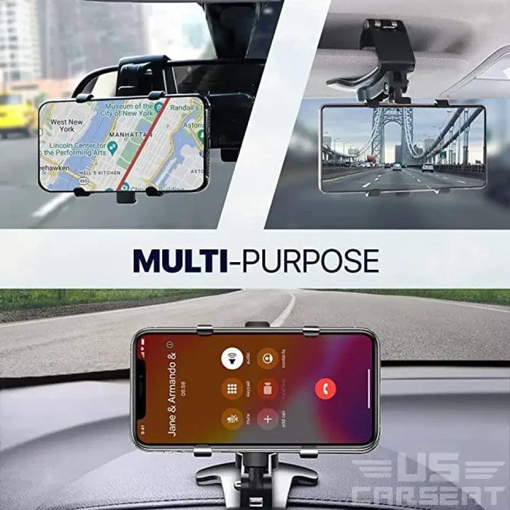2024 Phonox 360 Degree Rotation Universal Clip Dashboard Car Phone Holder 2024-phonox-360-degree-rotation-universal-clip-dashboard-car-phone-holder-auto-parts-3
