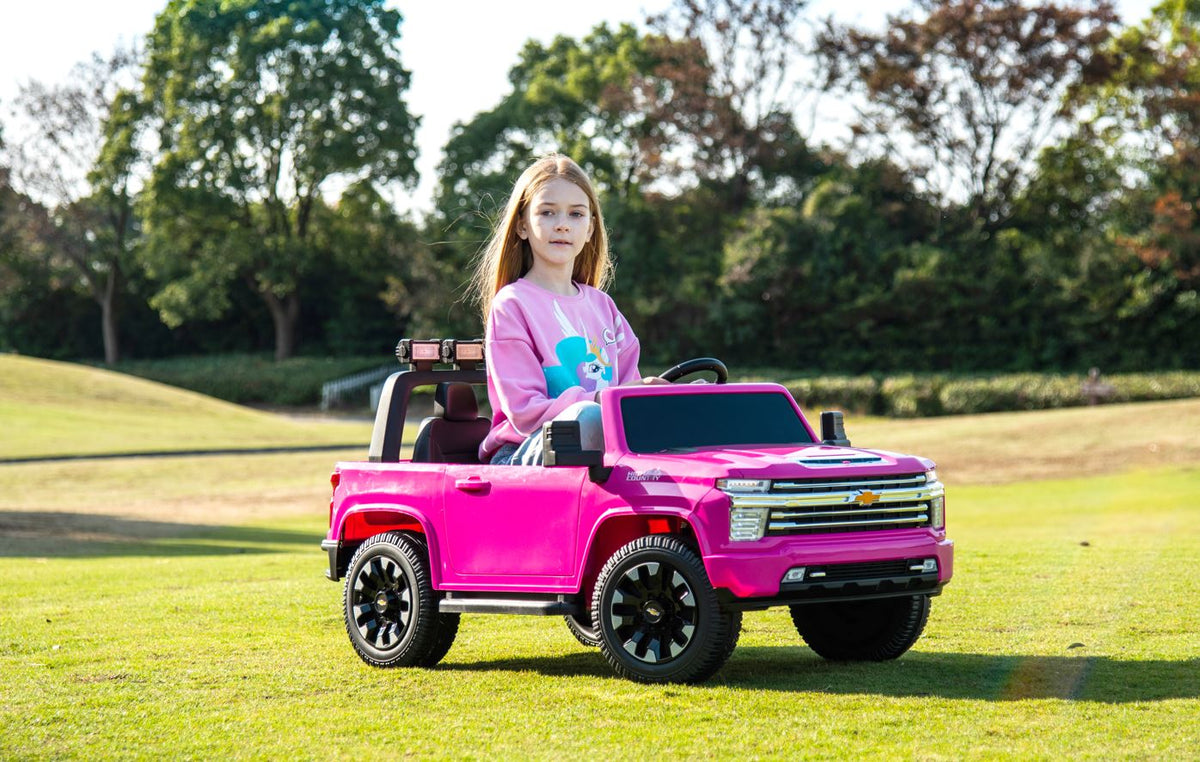 2026 Chevrolet Silverado 24V 4X$ 2 Seater DELUXE Kids Ride On Car with Remote Control
