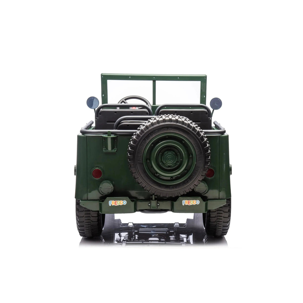 2026 24V Military Willy Truck 3 Seater Kids Ride On Car