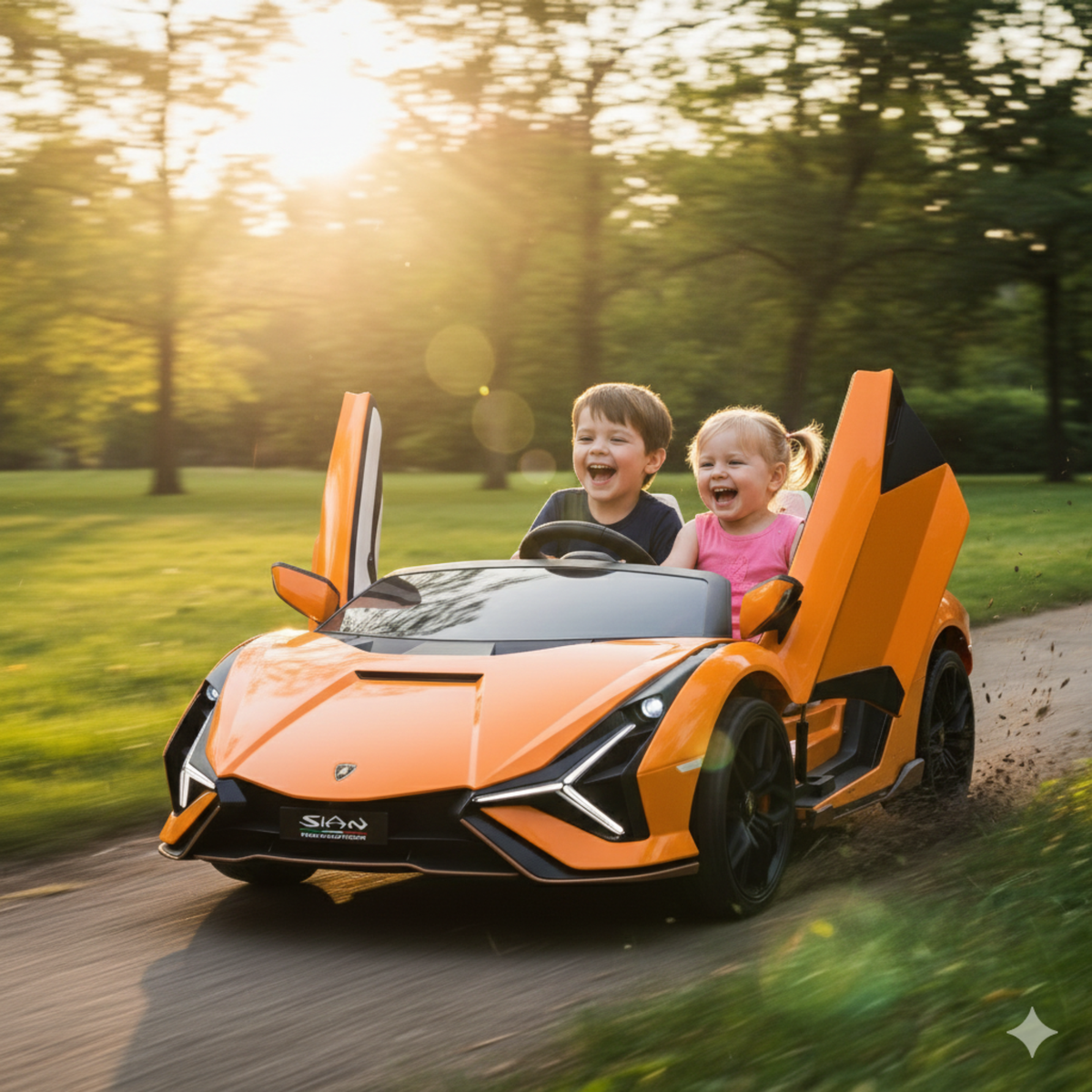 2026 24V Lamborghini Sian 2-Seater Ride-On Car