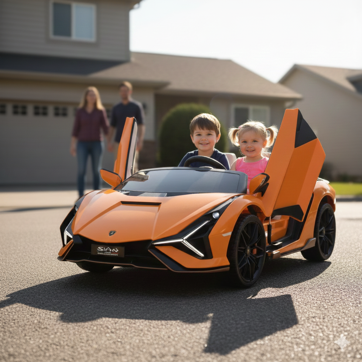 2026 24V Lamborghini Sian 2-Seater Ride-On Car