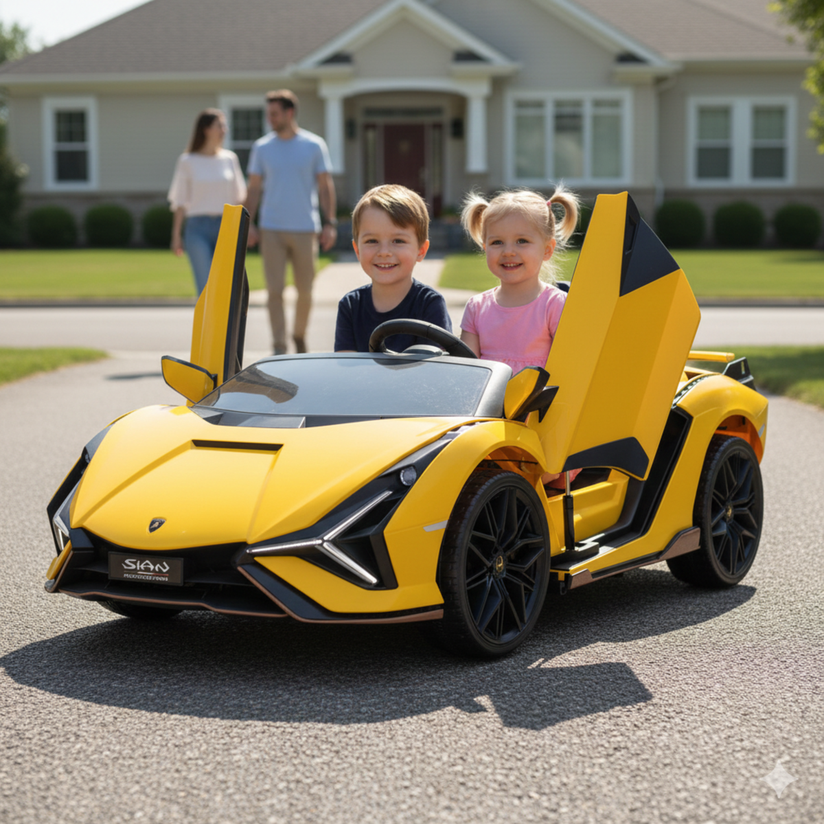 2026 24V Lamborghini Sian 2-Seater Ride-On Car