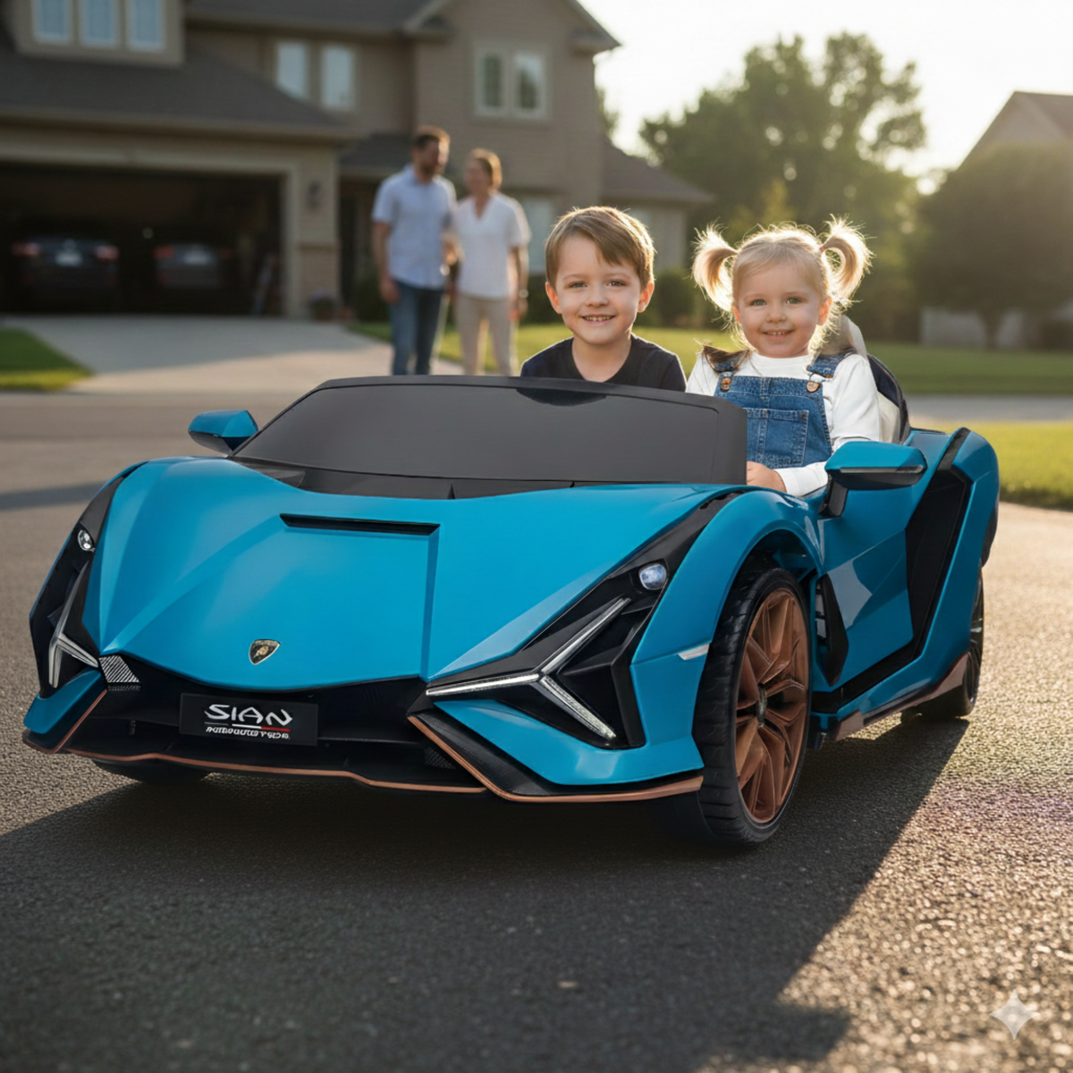 2026 24V Lamborghini Sian 2-Seater Ride-On Car