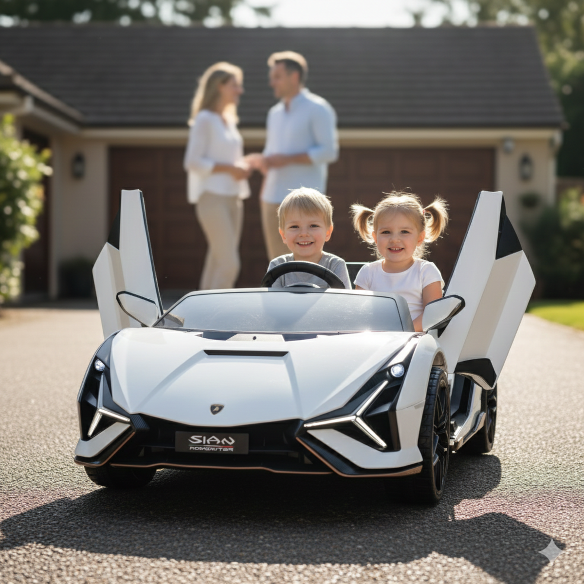 2026 24V Lamborghini Sian 2-Seater Ride-On Car