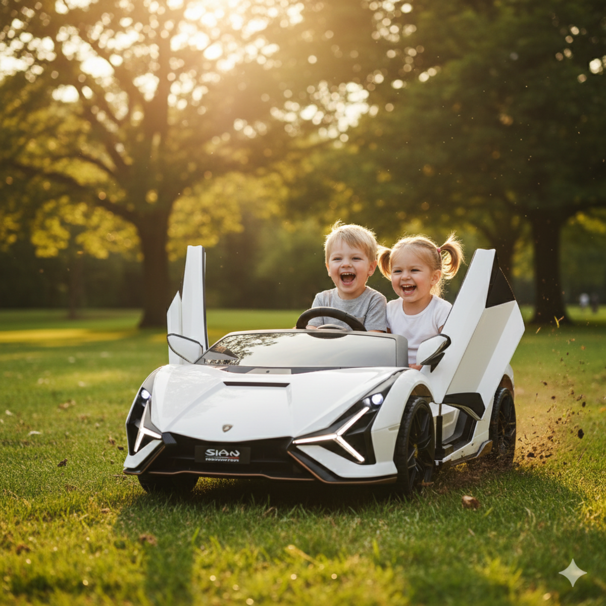 2026 24V Lamborghini Sian 2-Seater Ride-On Car