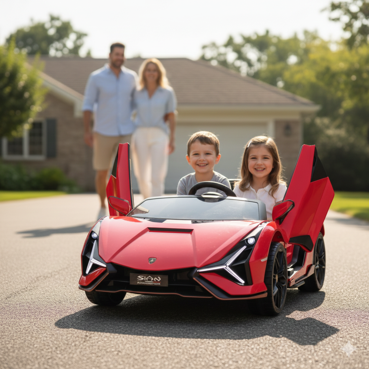 2026 24V Lamborghini Sian 2-Seater Ride-On Car