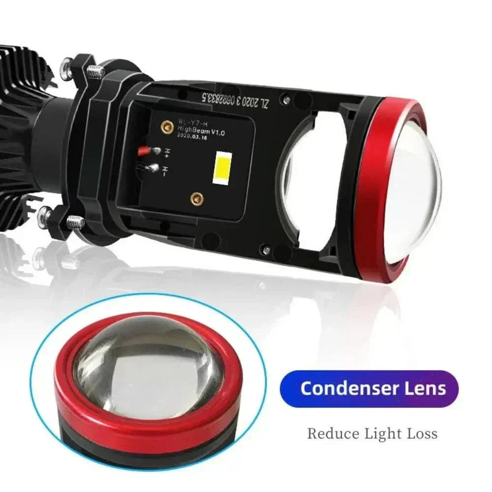 2pcs Y7D Car Led Headlight With Lens H4 Bulb Modification 2pcs-y7d-car-led-headlight-with-lens-h4-bulb-modification-auto-parts-4