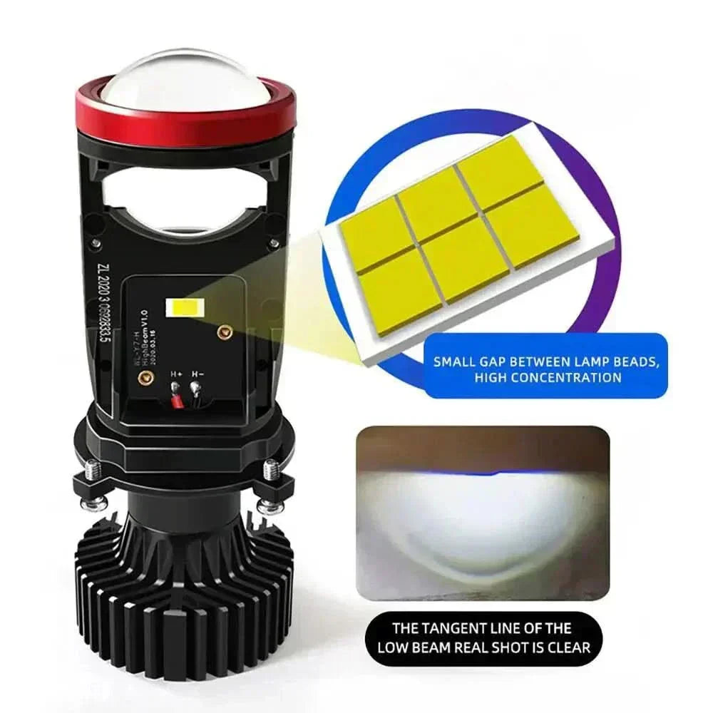 2pcs Y7D Car Led Headlight With Lens H4 Bulb Modification 2pcs-y7d-car-led-headlight-with-lens-h4-bulb-modification-auto-parts-6