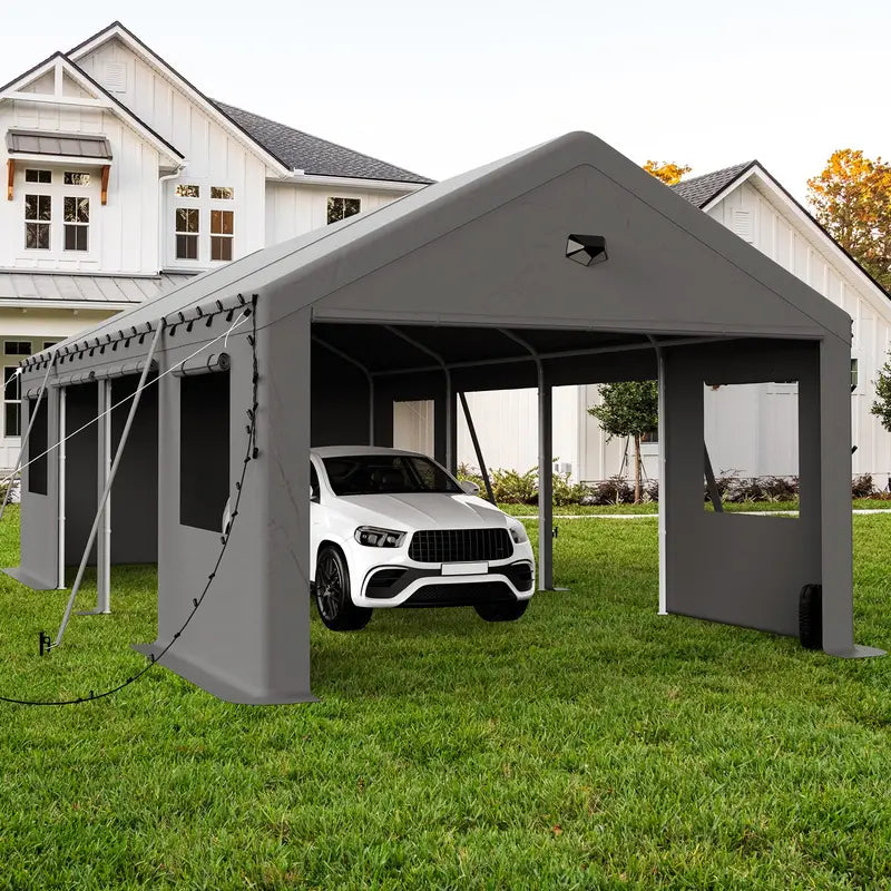 Carports Heavy Duty Carport Canopy with Side Roll 318be819-ce24-4a14-b238-9e27cd7b5e43_b010c439-f885-4b85-a5a1-84d3140bffad