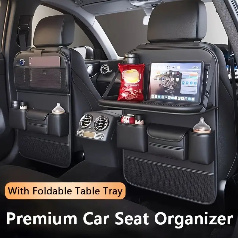 PU Leather Premium Car Storage Seat Organizer 3333ae7c-e897-40d7-b779-651b8f28fd37