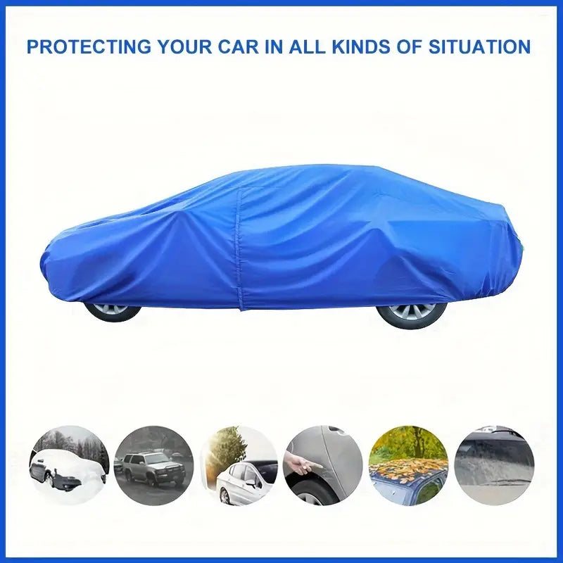 Car Cover Blue Oxford Cloth Full Cover SUV Cover 35526a21-85be-4a96-bdf6-b21ea3b8f130