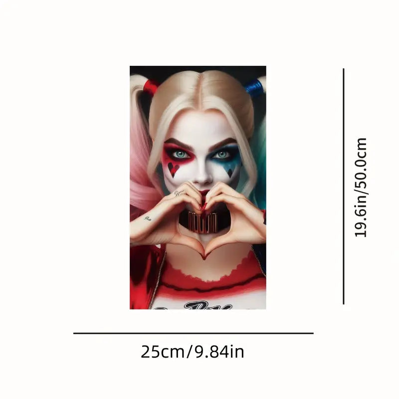 2pcs Fun & Stylish Clown Car Decals - Vinyl B-Pillar Sticker 2pcs 35545606-65ca-4b3b-91c8-375378498ee6