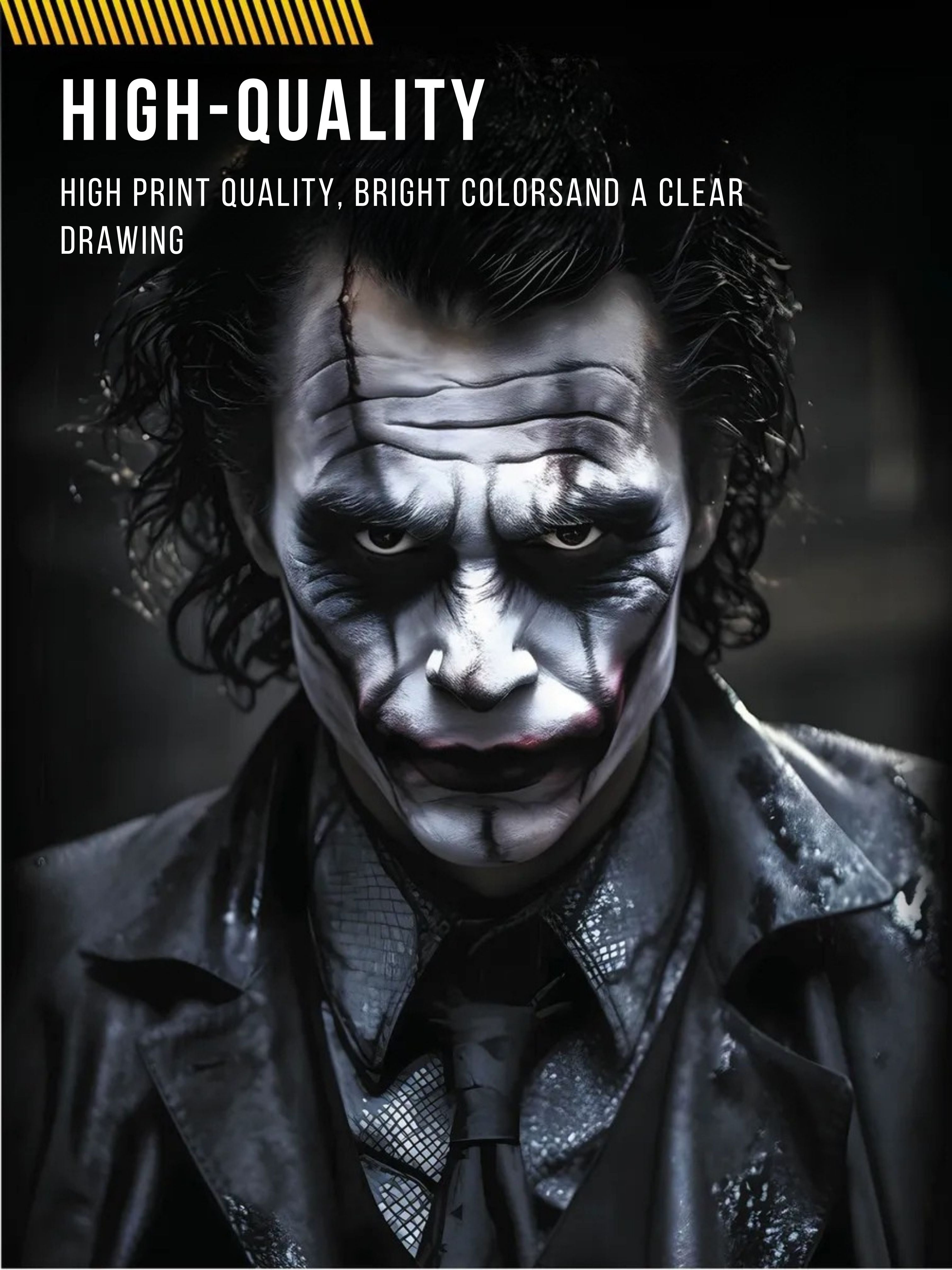 2Pcs Stickers on door pillars Joker