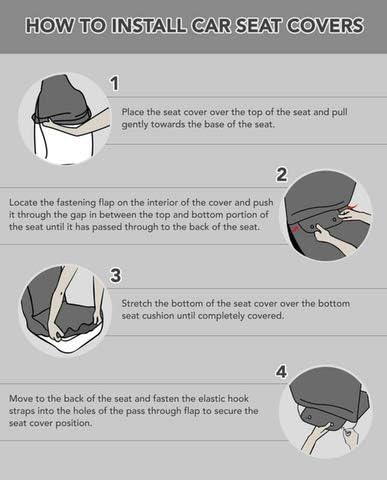 Universal Fabric Seat Covers — Front Seat