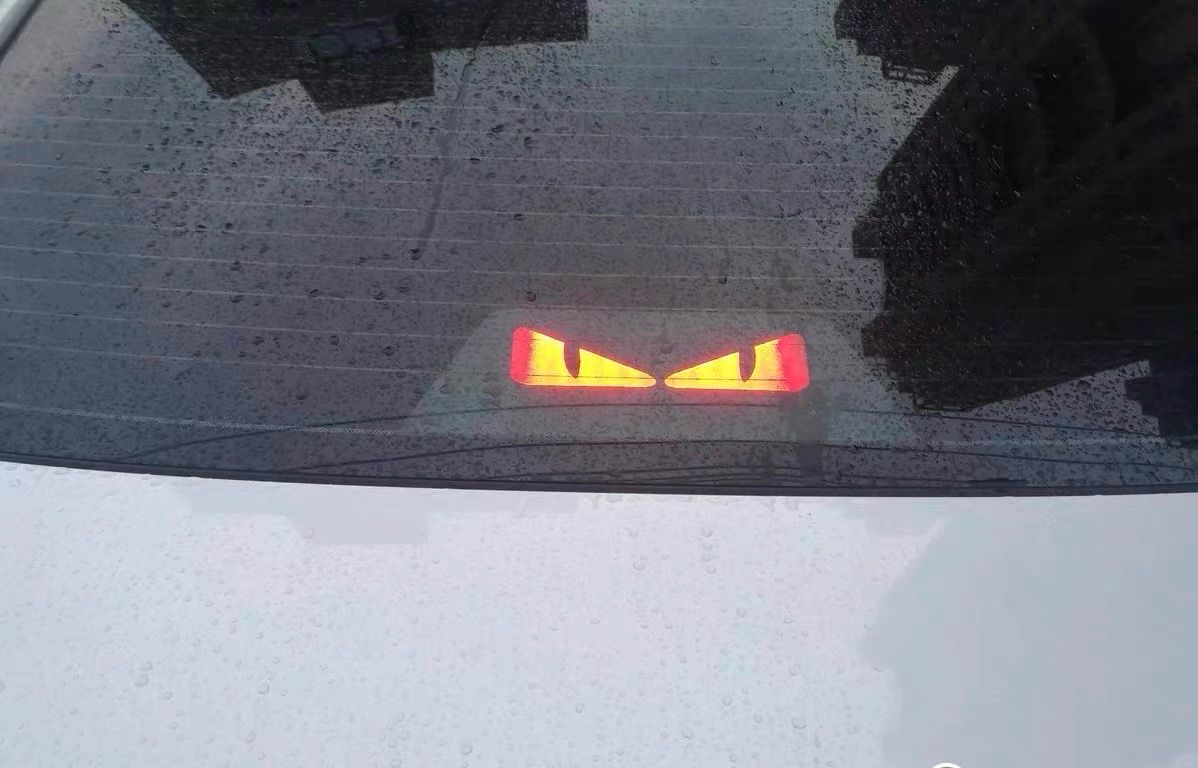 Devil Eyes Sticker high brake light High Quality Rear Tail Light 4290199776