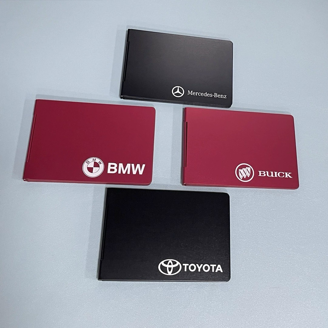 3-Fold 4 Card Position Aluminum Alloy Motor Vehicle Driver's License Set 4335898262