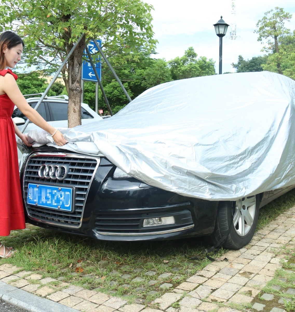 Fully Automatic Car Cover Sunscreen And Rainproof + Remote Control 4353351048