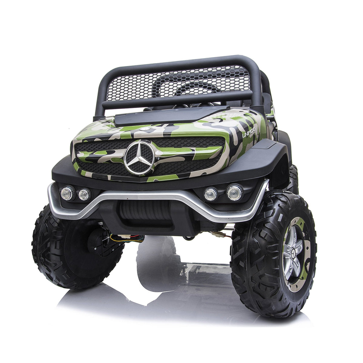 2026 24V Mercedes Unimog 2 Seater Kids Ride On Car with Remote Control