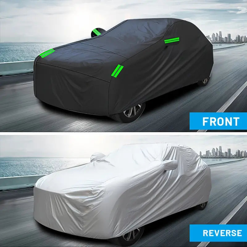 1pc Duty Waterproof Full Car Cover Outdoor UV Snow Dust Rain Resistant Protection 49fca2a8-0c0f-4ac8-9594-1c629e2ef3b2