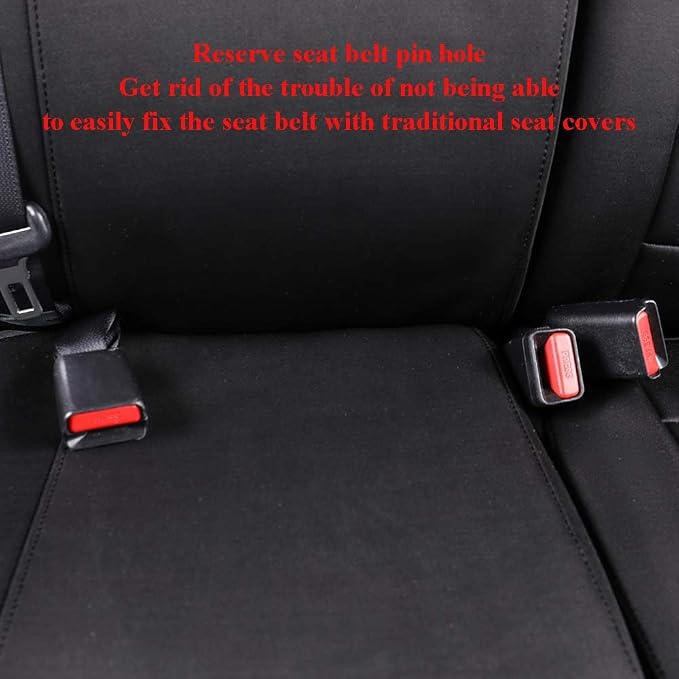 Neoprene Seat Covers for Chevrolet Silverado — Black