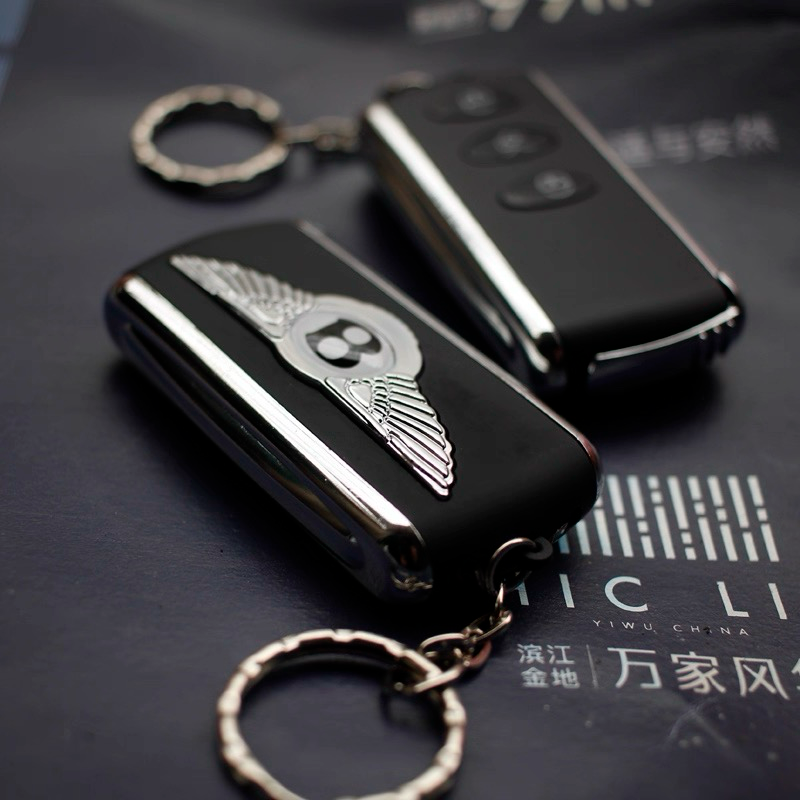 Keychain Style Lighter Elegant Car Keychain with Refillable Flame 5117689313