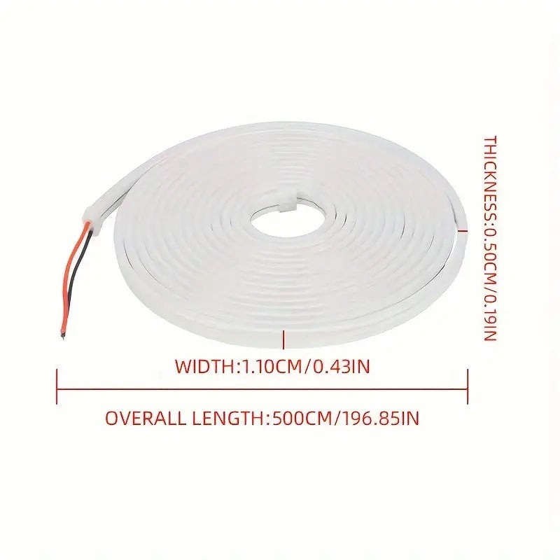 1pc 5m Flexible Waterproof Car Trunk Light Strip 5176db2a6191eb10d1376f34417fc884