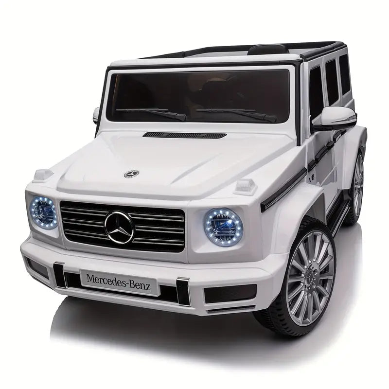 Kids Licensed Mercedes-Benz G500 Electric Car White 550124f0-df9f-402b-b2b3-c033ec1b11c6