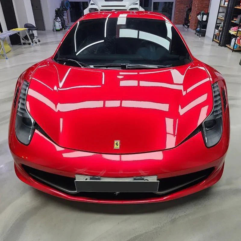 Vampire Red Glossy Metallic TPU Paint Protection Film Self-Healing, UV-Proof & Scratch-Resistant Color PPF
