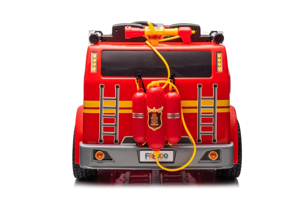 24V Fire Truck 2-Seater Ride-On for Kids