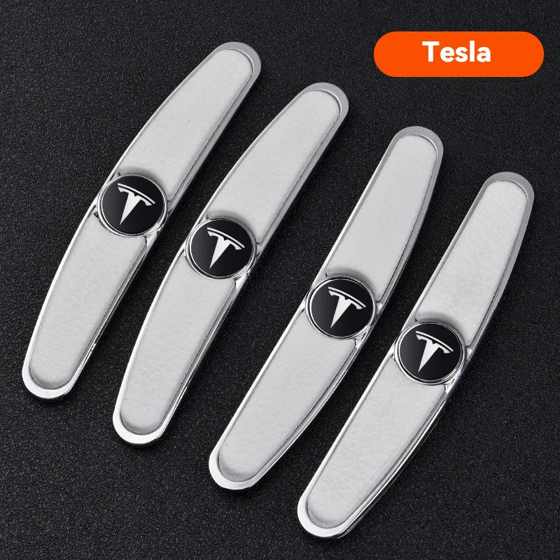 Bumpers for Scratch Protection | Anti-Collision White Tesla 5a0f3245ce98425120bc9967543390be