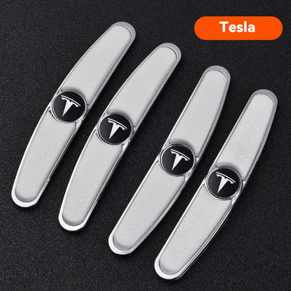 Bumpers for Scratch Protection | Anti-Collision White Tesla 5a0f3245ce98425120bc9967543390be