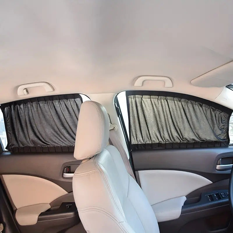 2pcs Universal Car Sun Shade Side Window Curtain Auto Foldable Uv Protection 5cf77b6c32b18c52136dddf8af382887