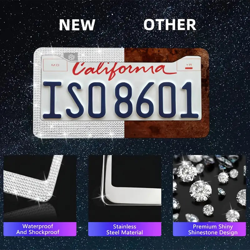 Silvery Car Accessories Set, 27 Pieces Luxury Kit, LOVEWE, Universal Fit 5e156818-9402-4455-b7af-fa43817ae43c
