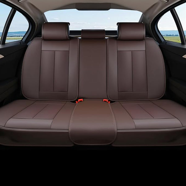 Pet Car Seat Protector — Rear Seat — Brown