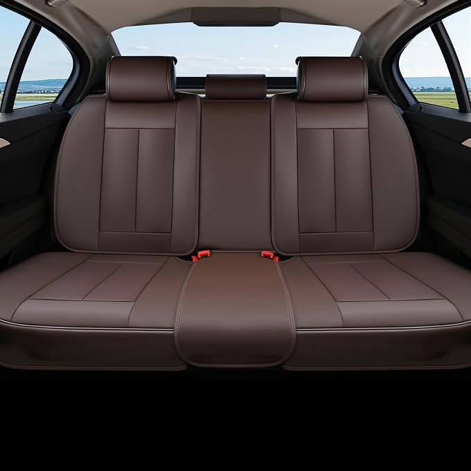 Pet Car Seat Protector — Rear Seat — Brown