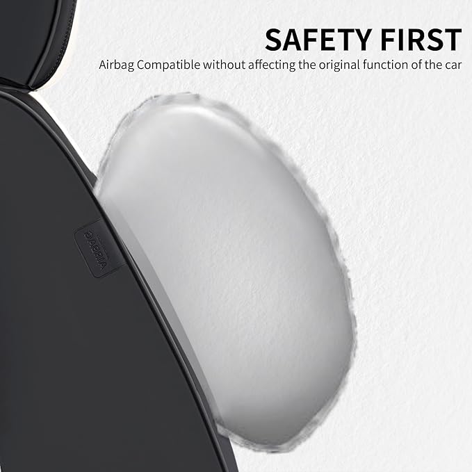 Universal Seat Covers — Front Seat — White