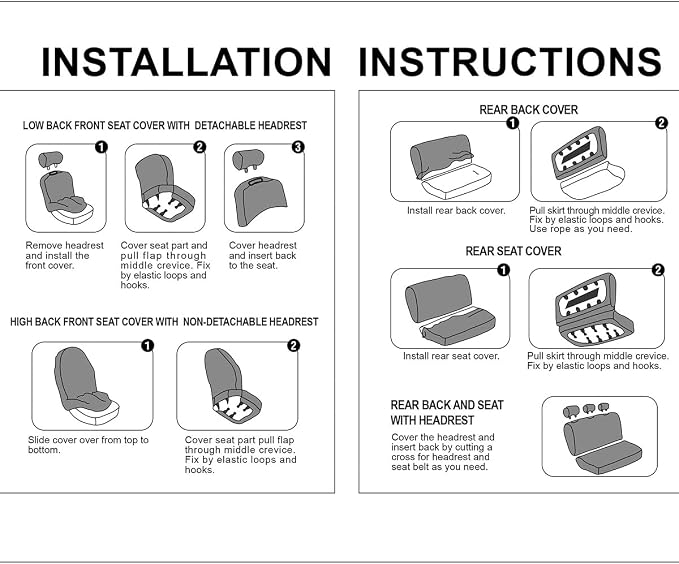 Universal Seat Covers — Front Seat
