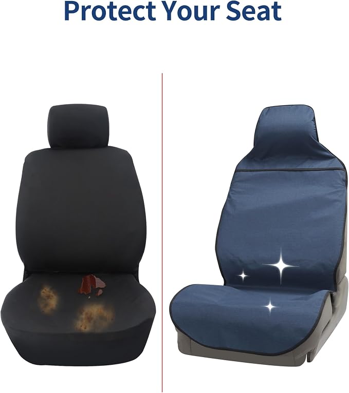 Car Seat Covers — Front Seat — Navy