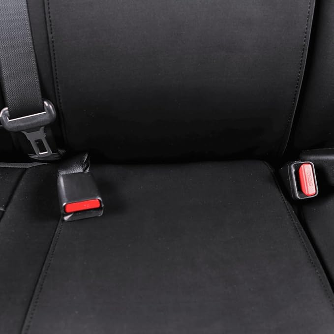 Neoprene Seat Covers for Toyota Tacoma — Rear Seat — Black