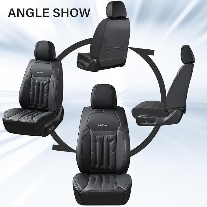 Universal Seat Covers — Full Set — Black