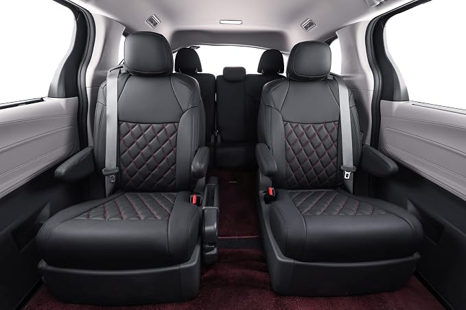 Seat Covers for Toyota Sienna — Full Set — Black