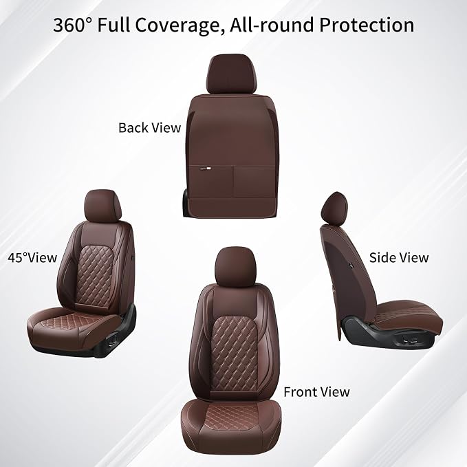 Seat Covers for Chevrolet Silverado / GMC Sierra — Front Seat — Coffee