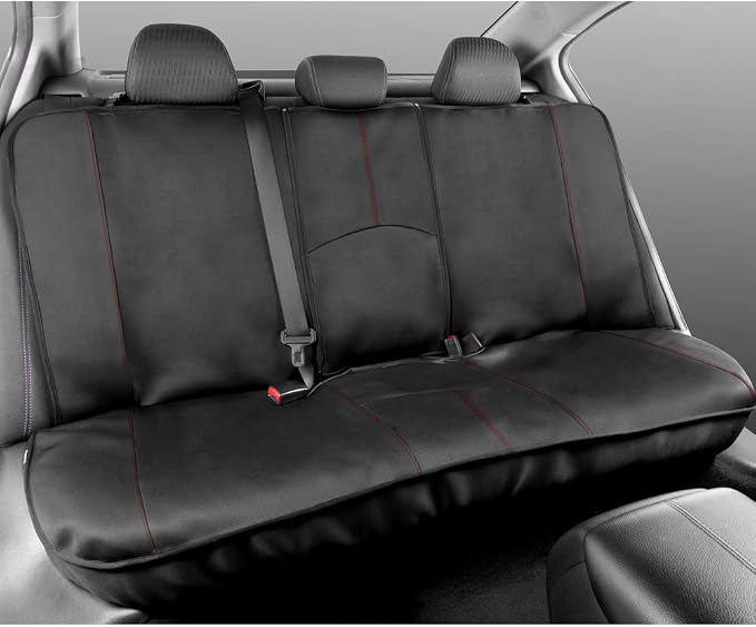 Neoprene Car Seat Covers — Full Set — Red