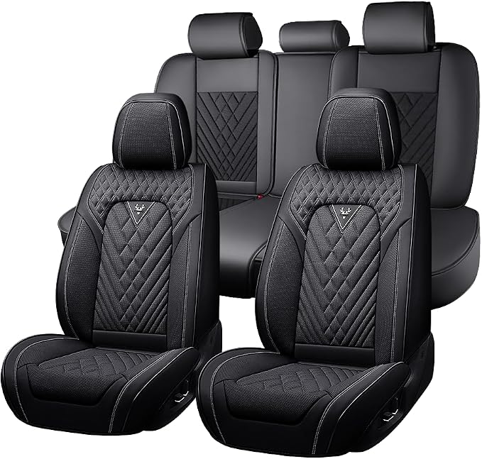 Seat Covers for Toyota Sequoia — Full Set — Black