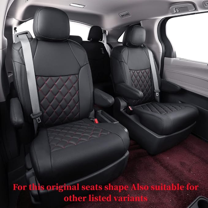 Seat Covers for Toyota Sienna — Full Set — Black