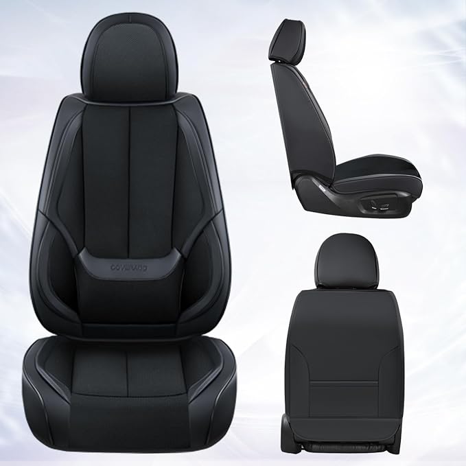 Universal Seat Covers — Front Seat — Black